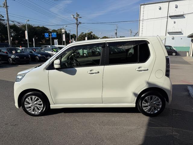 ワゴンRスティングレー 社外SDナビ・フルセグTV・DVD・MSV・Bluetooth ディスチャージ オートライト 運転席シートヒーター ウインカーミラー フォグランプ アイドリングストップ 6スピーカー 純正アルミ(5枚目)