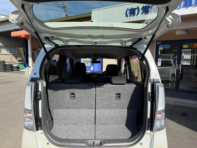 ワゴンRスティングレー 社外SDナビ・フルセグTV・DVD・MSV・Bluetooth ディスチャージ オートライト 運転席シートヒーター ウインカーミラー フォグランプ アイドリングストップ 6スピーカー 純正アルミ(35枚目)