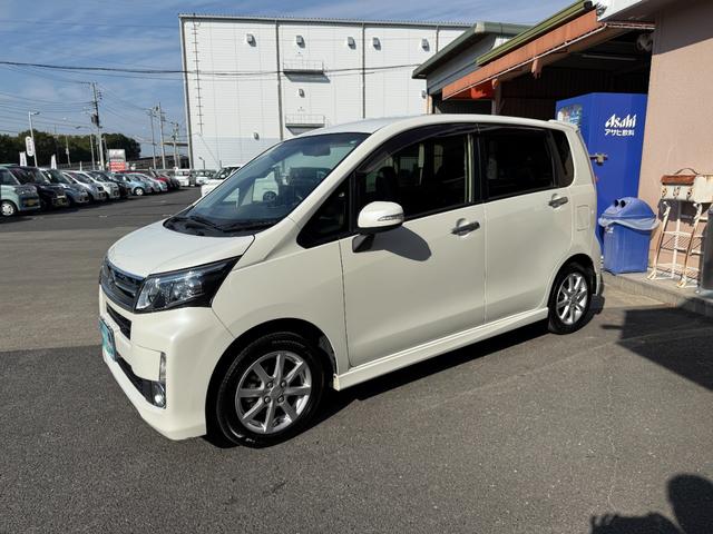 ムーヴ カスタム　Ｘ　ＳＡ　社外ポータブルナビ・ワンセグＴＶ　ＬＥＤヘッドライト　オートライト　ウインカーミラー　ベンチシート　エコアイドル　ドライブレコーダー　純正１４インチアルミホイール　純正エアロ　パーキングセンサー（7枚目）