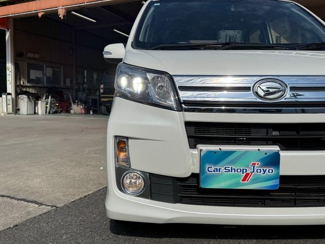 ムーヴ カスタム　Ｘ　ＳＡ　社外ポータブルナビ・ワンセグＴＶ　ＬＥＤヘッドライト　オートライト　ウインカーミラー　ベンチシート　エコアイドル　ドライブレコーダー　純正１４インチアルミホイール　純正エアロ　パーキングセンサー（10枚目）