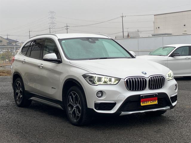 X1 xDrive 18d 純正ナビ 純正LEDヘッドランプ 純正18インチAW バックカメラ アダクティブクルーズコントロール ドラレコ 茶レザーシート シートヒーター パワーシート Bluetooth ターボ 4WD(4枚目)