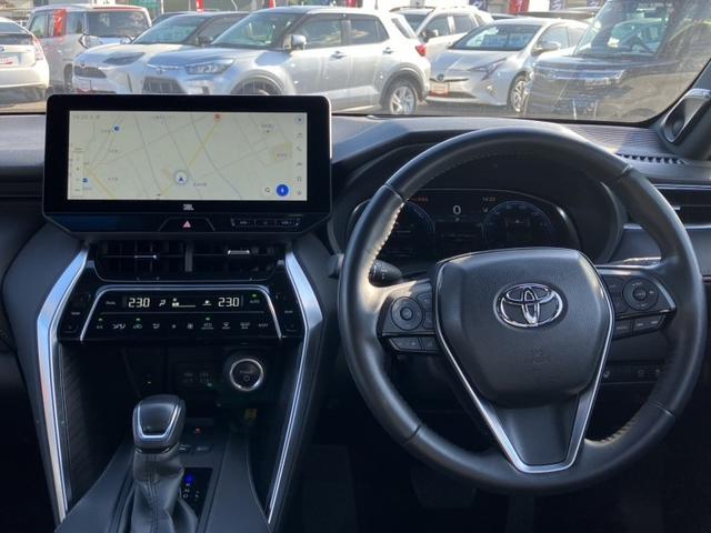 ハリアーPHEV Z 4WD メモリーナビ ETC バックカメラ 革シート アルミホイール フルセグ オートクルーズコントロール 100V電源 衝突防止システム LEDヘッドランプ スマートキー パワーシート ワンオーナー(6枚目)