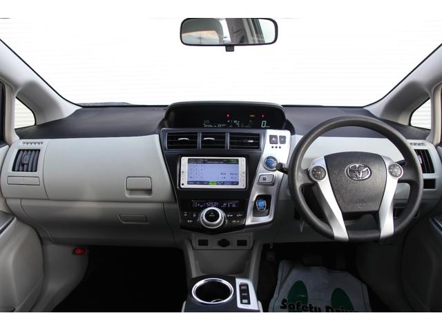 プリウスアルファ S 純正メモリーナビ ワンセグTV バックカメラ プッシュスタート Bluetooth接続 オートライト 純正16インチAW CD再生 アイドリングストップ ETC 電動格納ミラー 横滑り防止装置(6枚目)