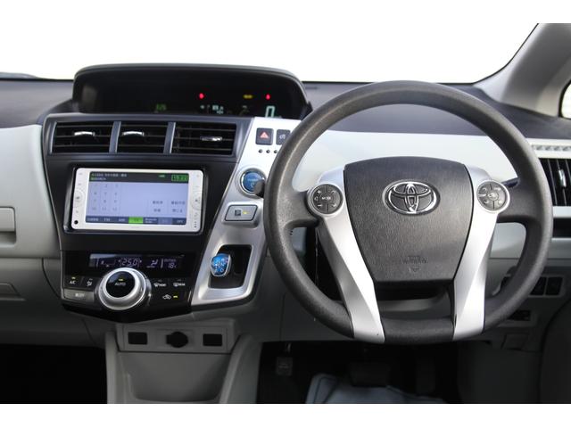 プリウスアルファ S 純正メモリーナビ ワンセグTV バックカメラ プッシュスタート Bluetooth接続 オートライト 純正16インチAW CD再生 アイドリングストップ ETC 電動格納ミラー 横滑り防止装置(19枚目)