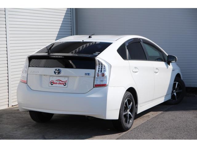 プリウス S 社外メモリーナビ フルセグTV TOM’Sシフトポジションスイッチ 社外16インチAW LEDヘッドライト Bluetooth接続 プッシュスタート オートライト ETC CD・DVD再生 電格ミラー(7枚目)