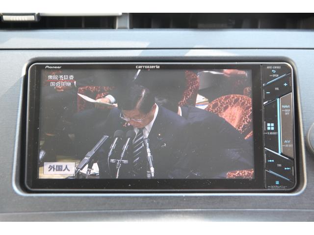 プリウス S 社外メモリーナビ フルセグTV TOM’Sシフトポジションスイッチ 社外16インチAW LEDヘッドライト Bluetooth接続 プッシュスタート オートライト ETC CD・DVD再生 電格ミラー(14枚目)