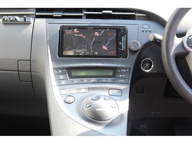 プリウス S 社外メモリーナビ フルセグTV TOM’Sシフトポジションスイッチ 社外16インチAW LEDヘッドライト Bluetooth接続 プッシュスタート オートライト ETC CD・DVD再生 電格ミラー(31枚目)