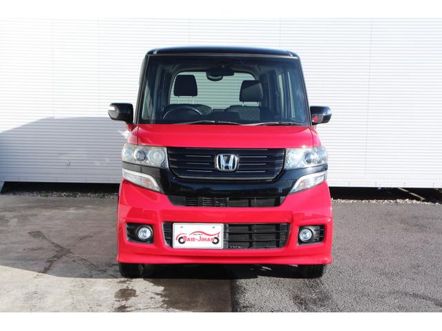 Ｎ－ＢＯＸカスタム ２トーンカラースタイル　Ｇ・Ａパッケージ　衝突被害軽減ブレーキ　純正ＨＤＤナビ　フルセグＴＶ　両側スライド片側電動ドア　スマートキー　ＨＩＤヘッドライト　純正アルミホイール（9枚目）