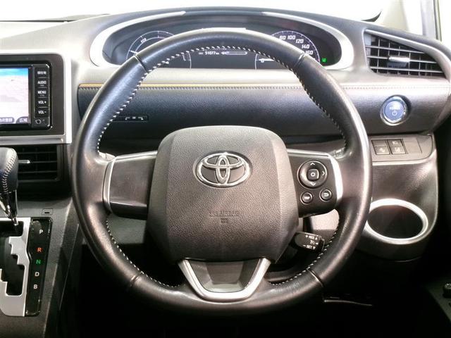 シエンタ ハイブリッド ファンベースG ワンセグ メモリーナビ ミュージックプレイヤー接続可 バックカメラ 衝突被害軽減システム ETC 両側電動スライド LEDヘッドランプ フルエアロ 記録簿(5枚目)