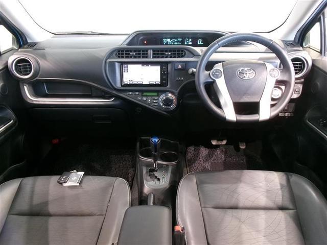 アクア Ｇブラックソフトレザーセレクション　フルセグ　メモリーナビ　ＤＶＤ再生　バックカメラ　ＥＴＣ　ワンオーナー　記録簿（4枚目）