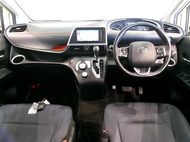 シエンタ ハイブリッドG ワンセグ メモリーナビ バックカメラ 衝突被害軽減システム ETC 両側電動スライド LEDヘッドランプ 乗車定員7人 3列シート ワンオーナー 記録簿(4枚目)