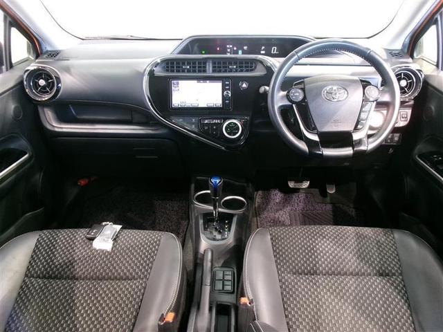 アクア クロスオーバー フルセグ メモリーナビ DVD再生 バックカメラ 衝突被害軽減システム ETC 記録簿 キーレスエントリー スマートキー 横滑り防止装置(4枚目)