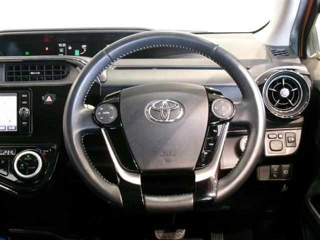 アクア クロスオーバー フルセグ メモリーナビ DVD再生 バックカメラ 衝突被害軽減システム ETC 記録簿 キーレスエントリー スマートキー 横滑り防止装置(5枚目)