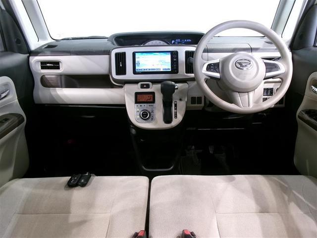 ムーヴキャンバス Ｇメイクアップ　ＳＡＩＩ　ワンセグ　メモリーナビ　バックカメラ　衝突被害軽減システム　ＥＴＣ　両側電動スライド　ＬＥＤヘッドランプ　ワンオーナー　アイドリングストップ（4枚目）