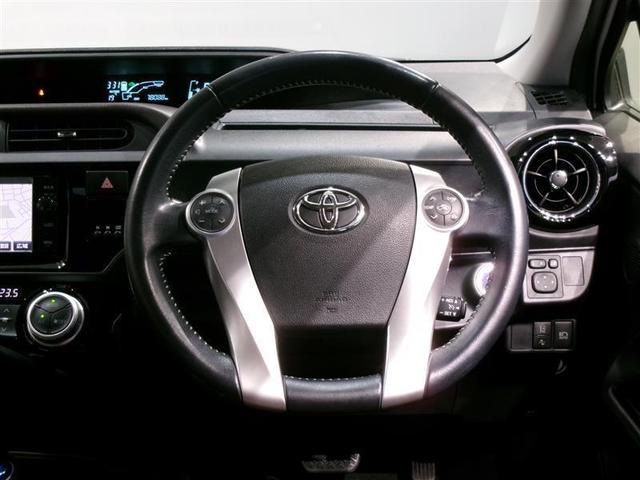 アクア G フルセグ メモリーナビ DVD再生 バックカメラ 衝突被害軽減システム ETC LEDヘッドランプ ワンオーナー 記録簿(5枚目)