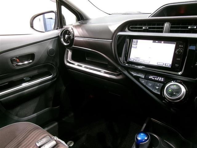 アクア G フルセグ メモリーナビ DVD再生 バックカメラ 衝突被害軽減システム ETC LEDヘッドランプ ワンオーナー 記録簿(10枚目)