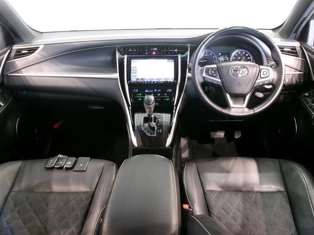 ハリアー プレミアム　サンルーフ　フルセグ　メモリーナビ　ＤＶＤ再生　バックカメラ　衝突被害軽減システム　ＥＴＣ　ＬＥＤヘッドランプ　フルエアロ　記録簿　アイドリングストップ（4枚目）