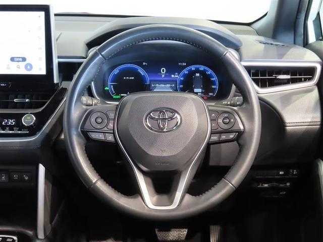 カローラクロス ハイブリッド Z サンルーフ フルセグ メモリーナビ ミュージックプレイヤー接続可 バックカメラ 衝突被害軽減システム ETC ドラレコ LEDヘッドランプ ワンオーナー(5枚目)