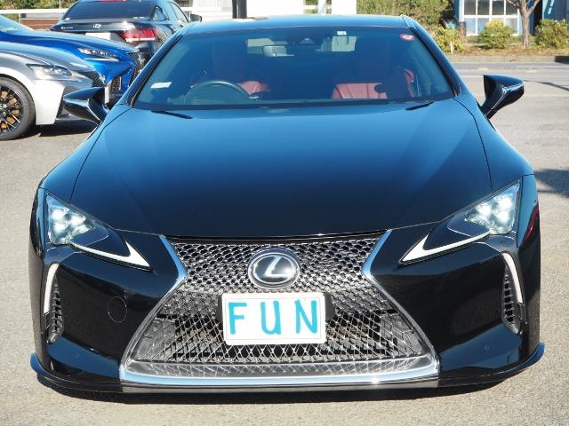 LC500 LパッケージTRDエアロ 21AW 赤革(2枚目)