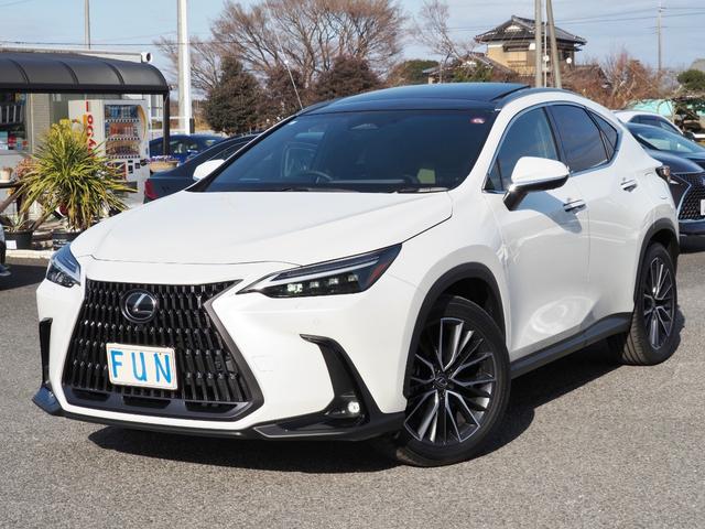 ＮＸ３５０ｈ　バージョンＬ　走行０．２万Ｋｍ　１オーナー禁煙車　ＯＰ・パノラミックスライディングルーフ＆ルーフレール　ＯＰ・Ｄインナーミラー　セーフティシステムプラス　ＢＳＭ　ＨＵＤ　全周囲　ハンズフリーＰバックドア　本革シート(4枚目)