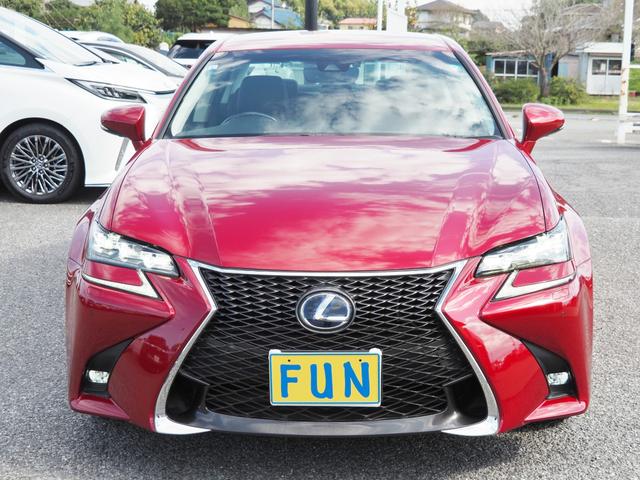 GS GS450h バージョンL ワンオーナー禁煙車 走行1.4万Km セーフティシステムプラス 3眼LEDライト 黒革シート リヤオートサンシェード 12.3型ナビ Bカメラ OP・クリアランスソナー Fスポーツグリル装着(2枚目)