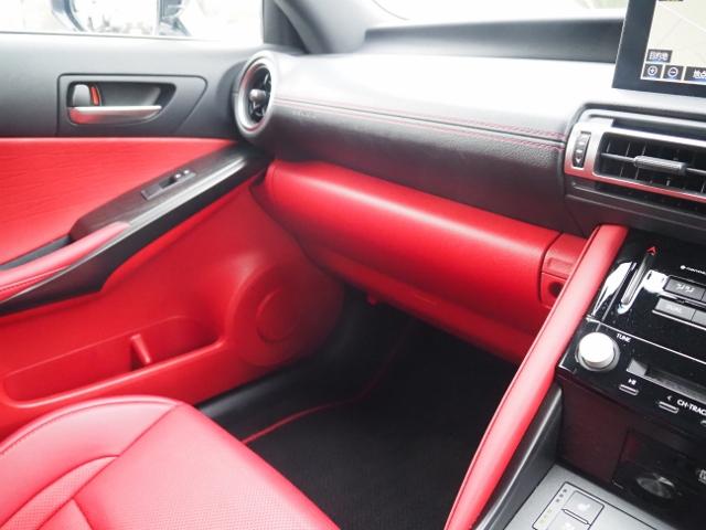 IS IS350 Fスポーツモードブラック OP・TRDエアロダイナミクスPKG OP・マクレビ OP・全周囲 OP・キャリパー セーフティシステムプラス BSM/PKSB 赤革 10.3型タッチディスプレイ BBS製マッドブラック塗装19AW(55枚目)