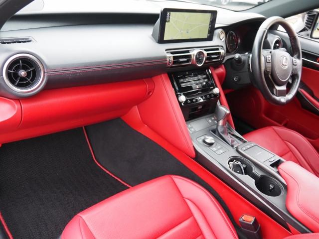 IS IS350 Fスポーツモードブラック OP・TRDエアロダイナミクスPKG OP・マクレビ OP・全周囲 OP・キャリパー セーフティシステムプラス BSM/PKSB 赤革 10.3型タッチディスプレイ BBS製マッドブラック塗装19AW(56枚目)