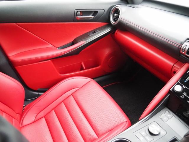 IS IS350 Fスポーツモードブラック OP・TRDエアロダイナミクスPKG OP・マクレビ OP・全周囲 OP・キャリパー セーフティシステムプラス BSM/PKSB 赤革 10.3型タッチディスプレイ BBS製マッドブラック塗装19AW(63枚目)