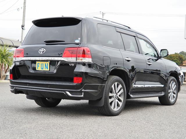 ランドクルーザー ＺＸ　走行２．９万Ｋｍ　ＯＰ・Ｔコネクトナビ＆マルチテレインモニター　ＯＰ・モデリスタエアロ　ＯＰ・パワーバックドア　ＯＰ・ルーフレール　セーフティセンス　ＢＳＭ　ブラウンナッパ革シート　サンルーフ（5枚目）