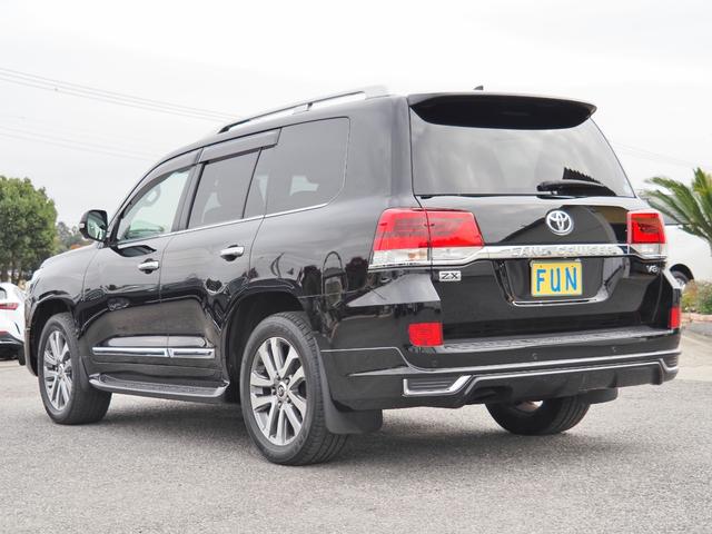 ランドクルーザー ＺＸ　走行２．９万Ｋｍ　ＯＰ・Ｔコネクトナビ＆マルチテレインモニター　ＯＰ・モデリスタエアロ　ＯＰ・パワーバックドア　ＯＰ・ルーフレール　セーフティセンス　ＢＳＭ　ブラウンナッパ革シート　サンルーフ（6枚目）