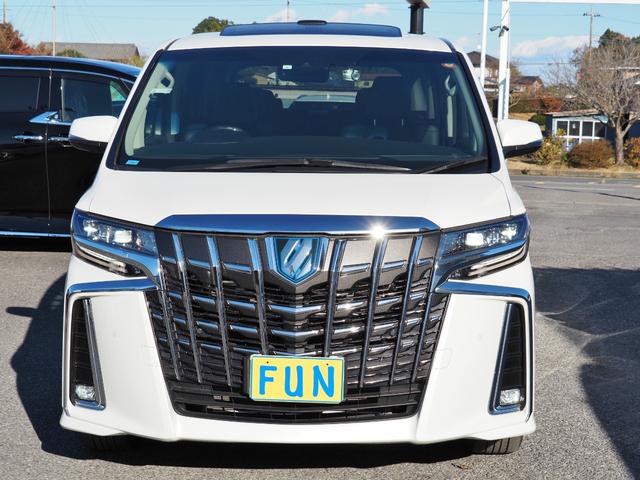 アルファードハイブリッド SR Cパッケージ OP・ツインサンルーフ OP・JBLメーカーナビ&全周囲&BSM&Dインナーミラー&IPA2 セーフティセンス 両自動 Pバックドア 黒合皮シート 3眼LED/シーケンシャル OP・1500W(2枚目)