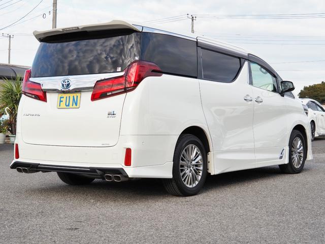 アルファードハイブリッド ＳＲ　福祉車両サイドリフトアップチルトシート　ＯＰ・ＴＲＤエアロ＆マフラー　ＯＰ・ＪＢＬメーカーナビ＆リヤエンタメ＆全周囲＆ＩＰＡ２＆ＢＳＭ＆Ｄインナーミラー　セーフティセンス　両自動　黒合皮シート（5枚目）