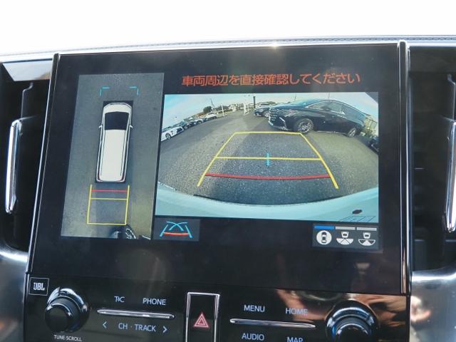 アルファードハイブリッド ＳＲ　福祉車両サイドリフトアップチルトシート　ＯＰ・ＴＲＤエアロ＆マフラー　ＯＰ・ＪＢＬメーカーナビ＆リヤエンタメ＆全周囲＆ＩＰＡ２＆ＢＳＭ＆Ｄインナーミラー　セーフティセンス　両自動　黒合皮シート（44枚目）