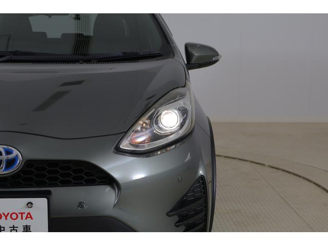 アクア クロスオーバー グラム 衝突被害軽減ブレーキ SDナビ地デジ バックカメラ スマートキー ETC オートハイビーム 車線逸脱警報 クリアランスソナー 電動格納ミラー 先行車発進お知らせ機能 Bluetooth接続 純正アルミ 前後ドラレコ 横滑り防止装置(43枚目)