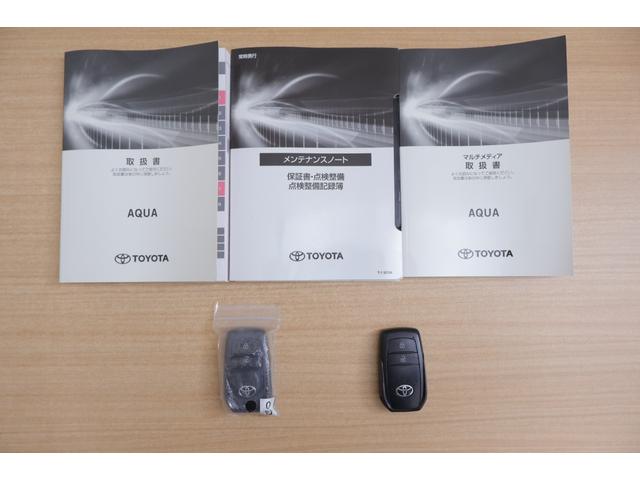 アクア Ｇ　衝突軽減ブレーキ　踏み間違い防止　オートエアコン　ディスプレイオーディオ　Ｂｌｕｅｔｏｏｔｈ接続　シートヒーター　バックカメラ　ＬＥＤ　ＥＴＣ　ハンドルヒーター　ＡＣ１００Ｖ１５００Ｗ　純正ドラレコ（50枚目）