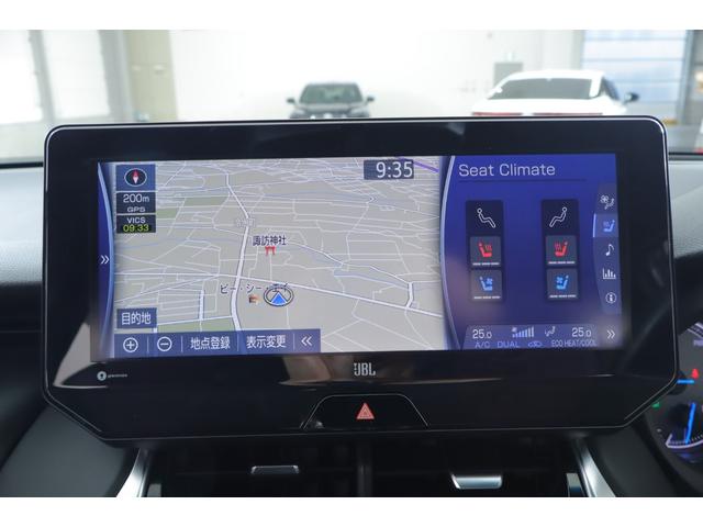 ハリアーハイブリッド Ｚ　レザーパッケージ　１２．１インチディスプレイオーディオ　全方位カメラ　シートヒータ、クーラー、ハンドルヒータ　ＥＴＣ２．０　デジタルインナーミラー　ブラインドスポットモニター　ヘッドアップディスプレイ（12枚目）