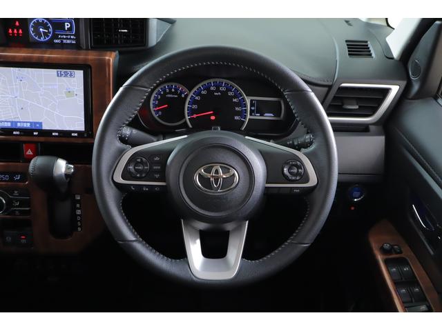 ルーミー カスタムＧ　衝突被害軽減ブレーキ　純正９インチナビ地デジＴＶ　全周囲カメラ　スマートキー　ＥＴＣ　レーダークルーズ　オートハイビーム　車線逸脱警報　コーナーセンサー　両側電動ドア　シートヒーター　先行車発進告知機能　ＬＥＤヘッドライト　前後ドラレコ　ワンオーナー（13枚目）