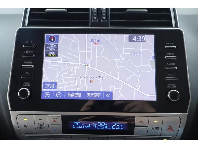 ランドクルーザープラド ＴＸ　Ｌパッケージ　４ＷＤ　衝突被害軽減ブレーキ　ＢＳＭ　純正９インチＤＡナビ　全周囲カメラ　スマートキー　ＥＴＣ２．０　レーダークルーズ　車線逸脱警報　オートハイビーム　本革　シートヒーター＆クール　クリアランスソナー　ＬＥＤヘッドライト　ワンオーナー（14枚目）