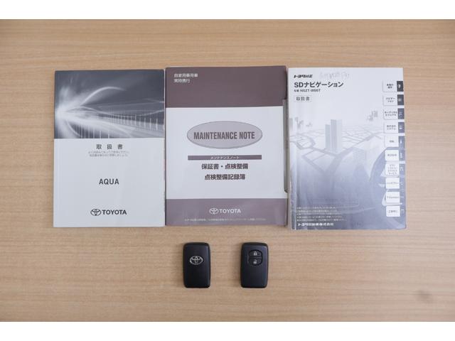 アクア Ｓスタイルブラック　ＳＤナビ　フルセグ　バックカメラ　スマートキー　ＥＴＣ　トヨタセーフティセンス　純正１５インチアルミ　オートエアコン（40枚目）