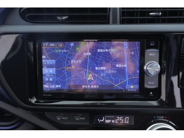 アクア Ｓ　社外ＳＤナビ地デジＴＶ　ドライブレコーダー　ＥＴＣ　キーレス　Ｂｌｕｅｔｏｏｔｈ接続　電動格納ミラー　横滑り防止装置　ワンオーナー　ＴＯＹＯＴＡ認定中古車（14枚目）