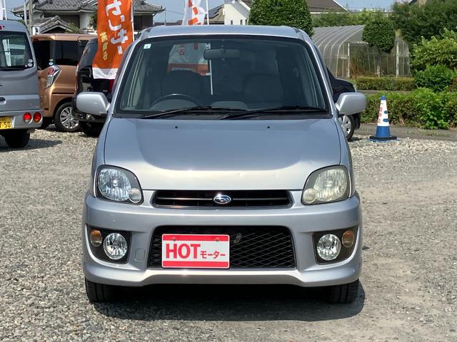 プレオ ＲＳ　ツインカム　インタークーラー付きスーパーチャージャー　ヒョウ跡　新品タイヤ（2枚目）