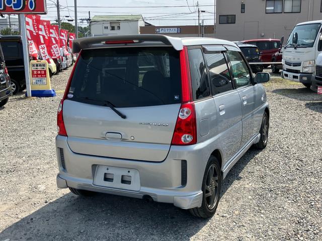 プレオ ＲＳ　ツインカム　インタークーラー付きスーパーチャージャー　ヒョウ跡　新品タイヤ（4枚目）