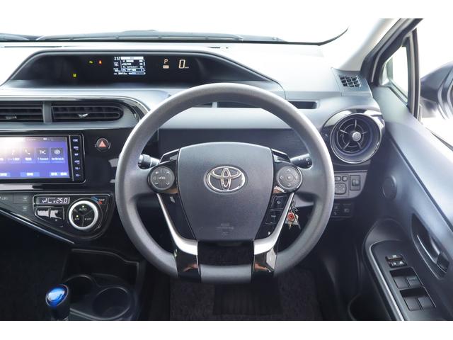 アクア S 衝突被害軽減ブレーキ 純正SDナビ 地デジTV バックカメラ ETC オートハイビーム 車線逸脱警報 クリアランスソナー 先行車発進告知機能 キーレス 電動格納ミラー Bluetooth接続 横滑り防止装置(13枚目)