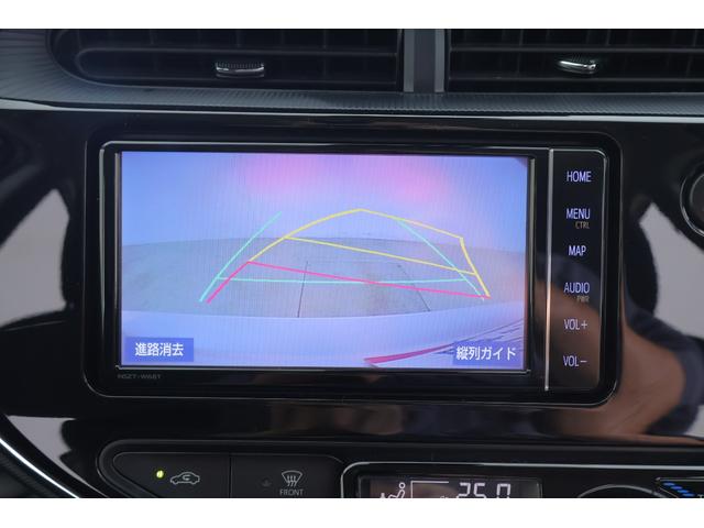 アクア S 衝突被害軽減ブレーキ 純正SDナビ 地デジTV バックカメラ ETC オートハイビーム 車線逸脱警報 クリアランスソナー 先行車発進告知機能 キーレス 電動格納ミラー Bluetooth接続 横滑り防止装置(15枚目)