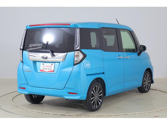 ルーミー カスタムG-T 衝突被害軽減ブレーキ 9インチDA地デジTV 全周囲カメラ スマートキー ETC レーダークルーズ オートハイビーム 車線逸脱警報 コーナーセンサー 両側電動ドア 先行車発進告知機能 LEDヘッドライト 純正アルミ Bluetooth接続(43枚目)