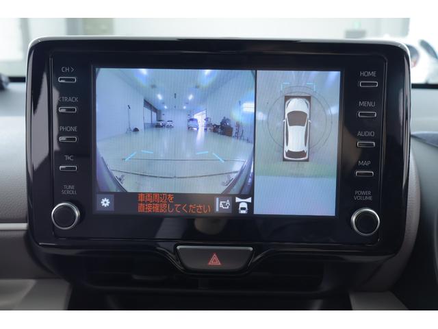 ヤリス ハイブリッドZ 衝突被害軽減ブレーキ 純正8インチDAナビ 全周囲カメラ スマートキー ETC2.0 レーダークルーズ オートハイビーム 車線逸脱警報 クリアランスソナー シートヒーター 前後ドラレコ LEDヘッドライト Bluetooth接続 ワンオーナー(17枚目)