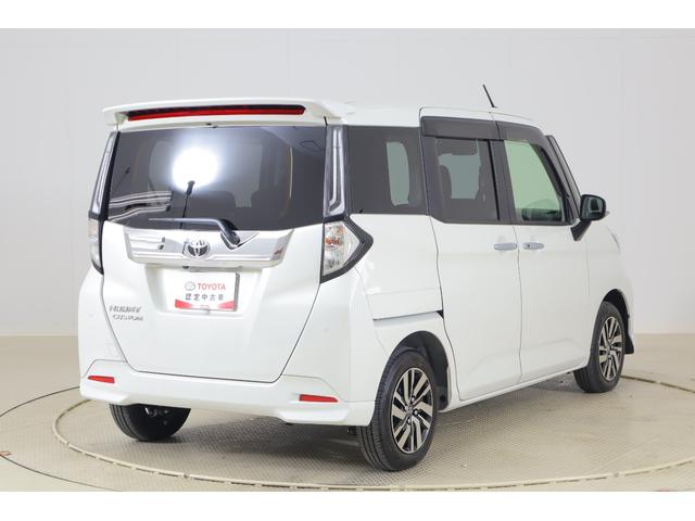 ルーミー カスタムＧ　４ＷＤ　衝突被害軽減ブレーキ　純正９インチＤＡ　地デジＴＶ　全周囲カメラ　スマートキー　ＥＴＣ２．０　レーダークルーズ　車線逸脱警報　オートハイビーム　コーナーセンサー　両側電動ドア　シートヒーター　Ｂｌｕｅｔｏｏｔｈ接続　ＬＥＤヘッドライト（45枚目）