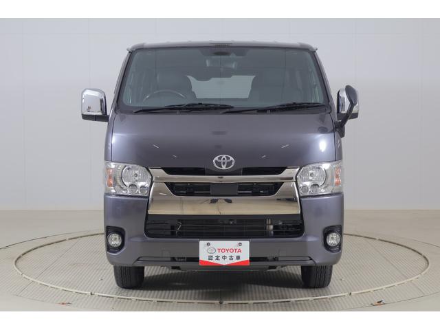 ハイエースバン スーパーGLダークプライムII 4WD 衝突被害軽減ブレーキ 純正SDナビ 地デジTV 全周囲カメラ スマートキー ETC 車線逸脱警報 オートハイビーム 両側電動ドア LEDヘッドライト デジタルミラー 純正アルミ AC100V電源 横滑り防止装置(45枚目)