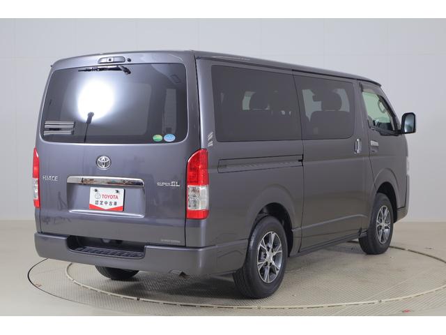 ハイエースバン スーパーGLダークプライムII 4WD 衝突被害軽減ブレーキ 純正SDナビ 地デジTV 全周囲カメラ スマートキー ETC 車線逸脱警報 オートハイビーム 両側電動ドア LEDヘッドライト デジタルミラー 純正アルミ AC100V電源 横滑り防止装置(48枚目)