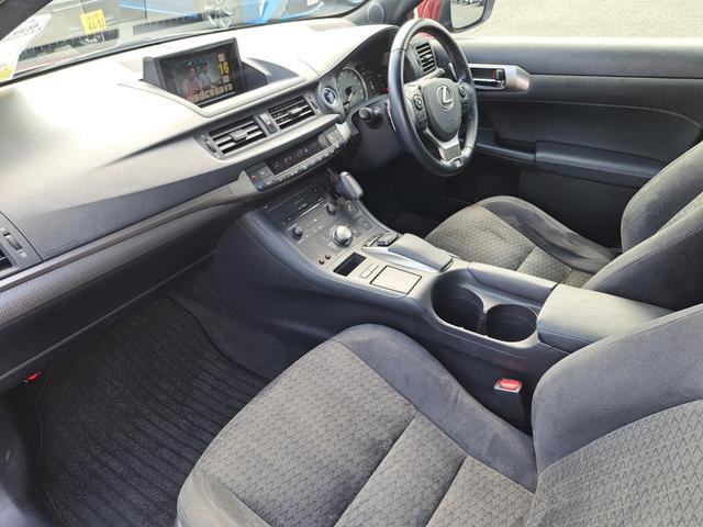 CT200h Fスポーツ 運転席 助手席シートヒーター パワーシート LEDヘッドライト ハイブリッドカー ETC2.0 プリクラッシュセーフティー ステアリングスイッチ パドルシフト バックカメラ(17枚目)